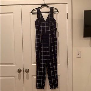 Printed sleeveless jumpsuit